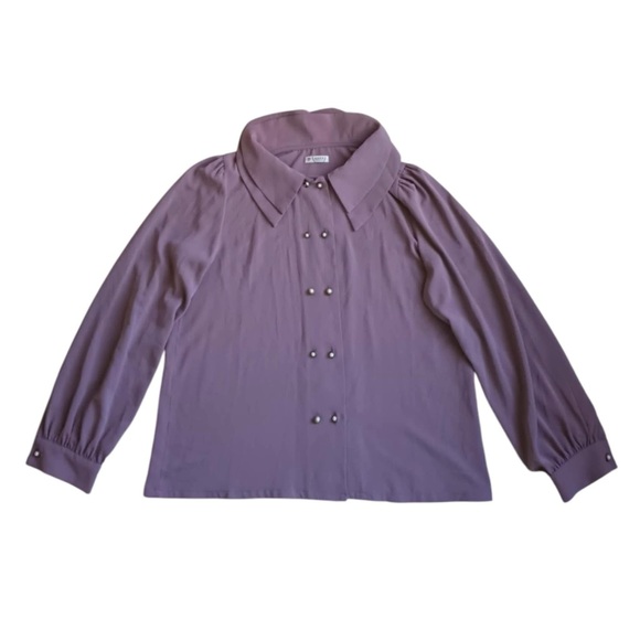 Axes Femme Rose Taupe Shirt Size Medium-Large - Picture 1 of 9